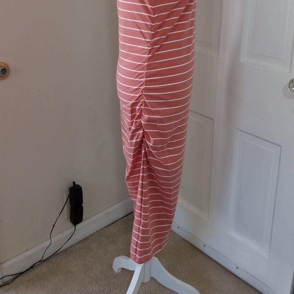 Isabel Maternity Dress by Ingrid & Isabel "Peachy Orange Color (M/8-10) - NEW!!! - Picture 5 of 9